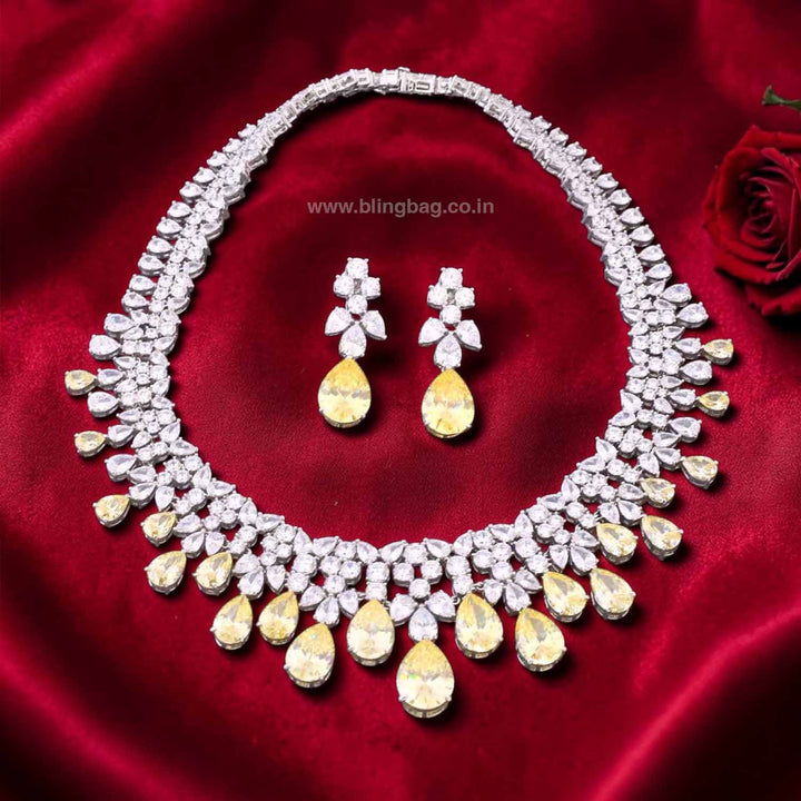 Lemon Vienta Zirconia Jewellery Set