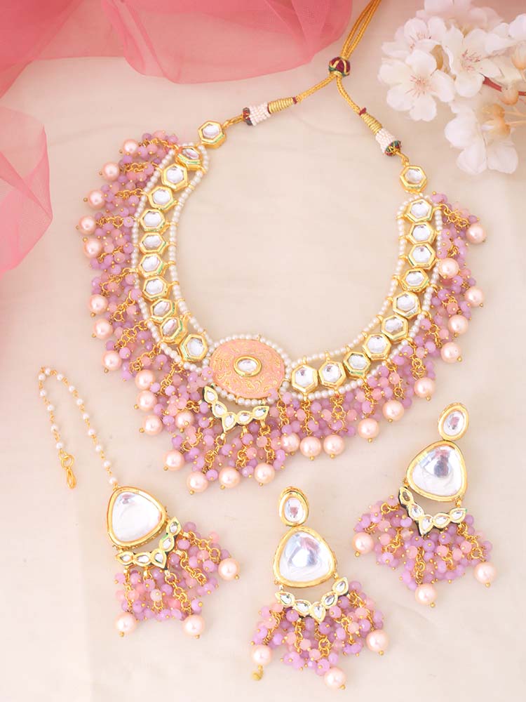 Lilac Anshi Jewellery Set