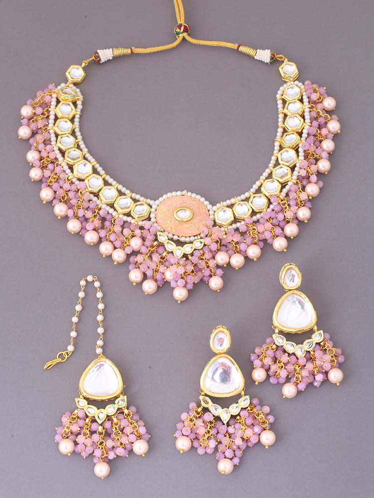 Lilac Anshi Jewellery Set