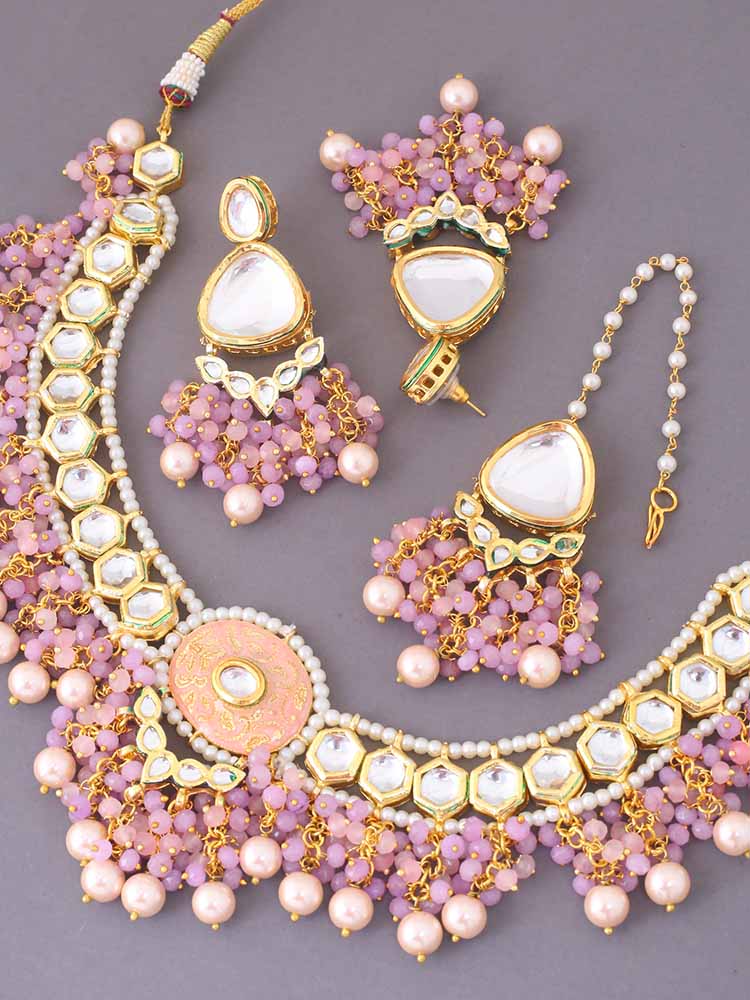 Lilac Anshi Jewellery Set