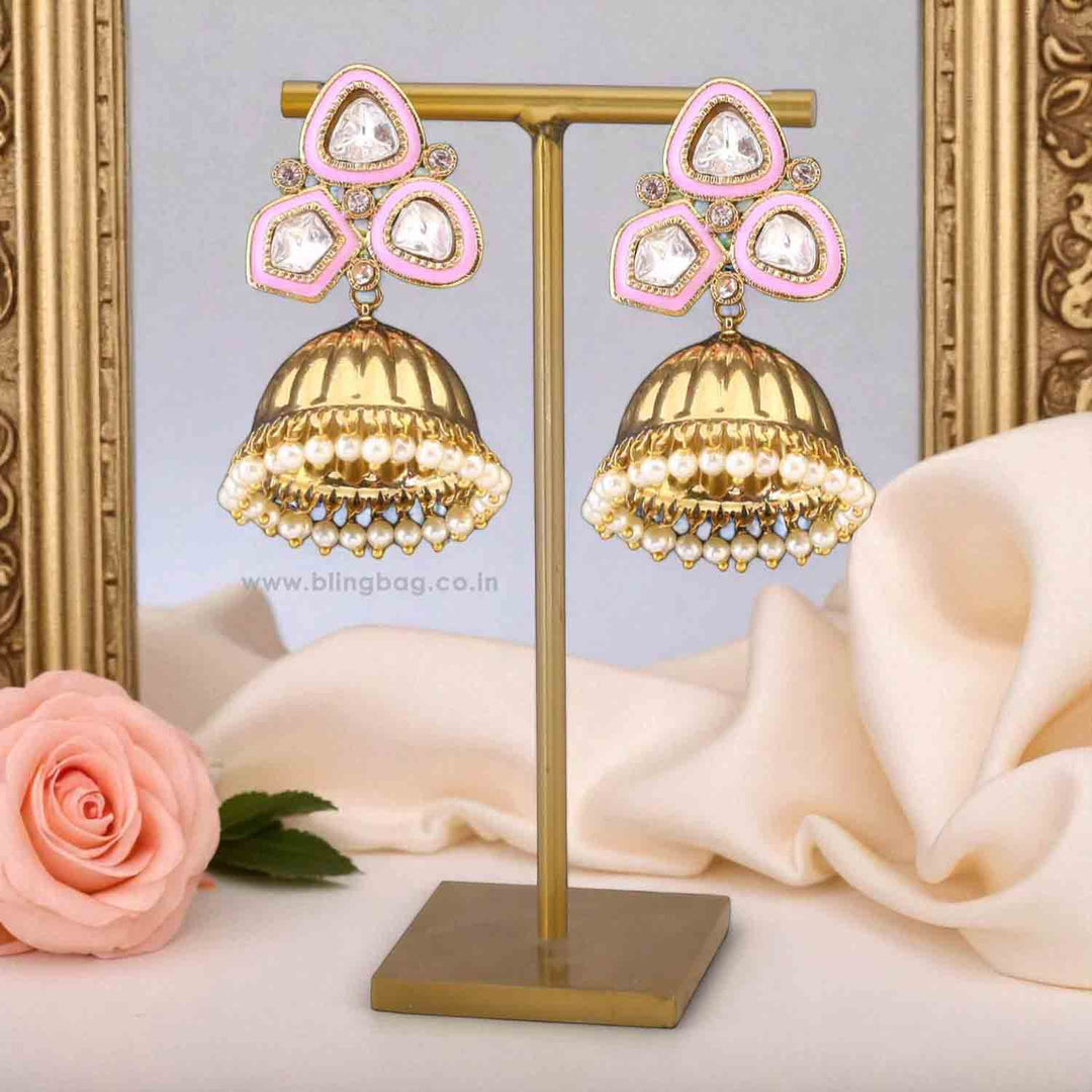 Lilac Paridhi Jhumkis