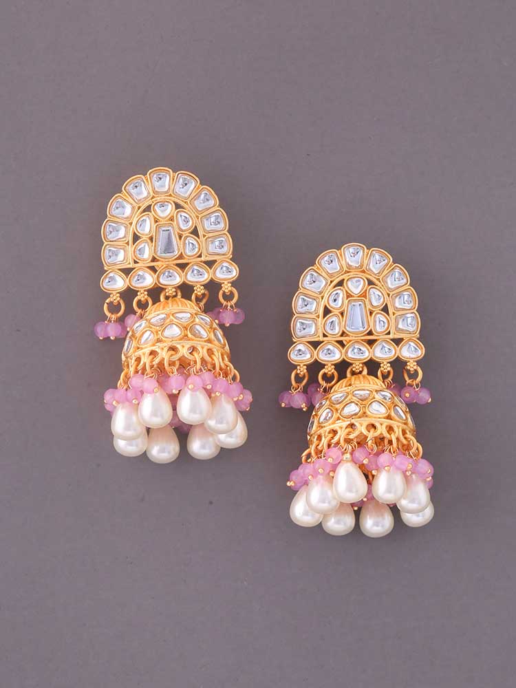 Lilac Romini Jhumkis