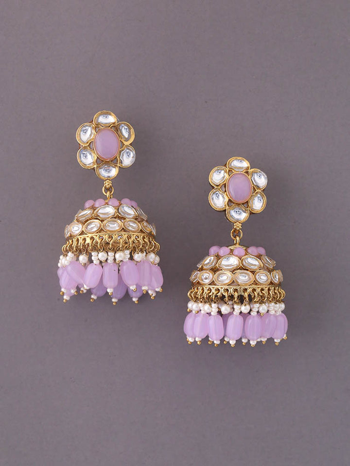 Lilac Sampreeti Jhumkis