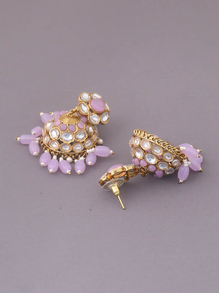 Lilac Sampreeti Jhumkis
