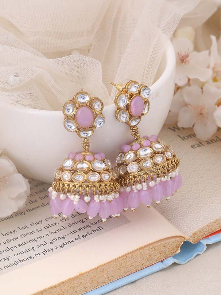 Lilac Sampreeti Jhumkis