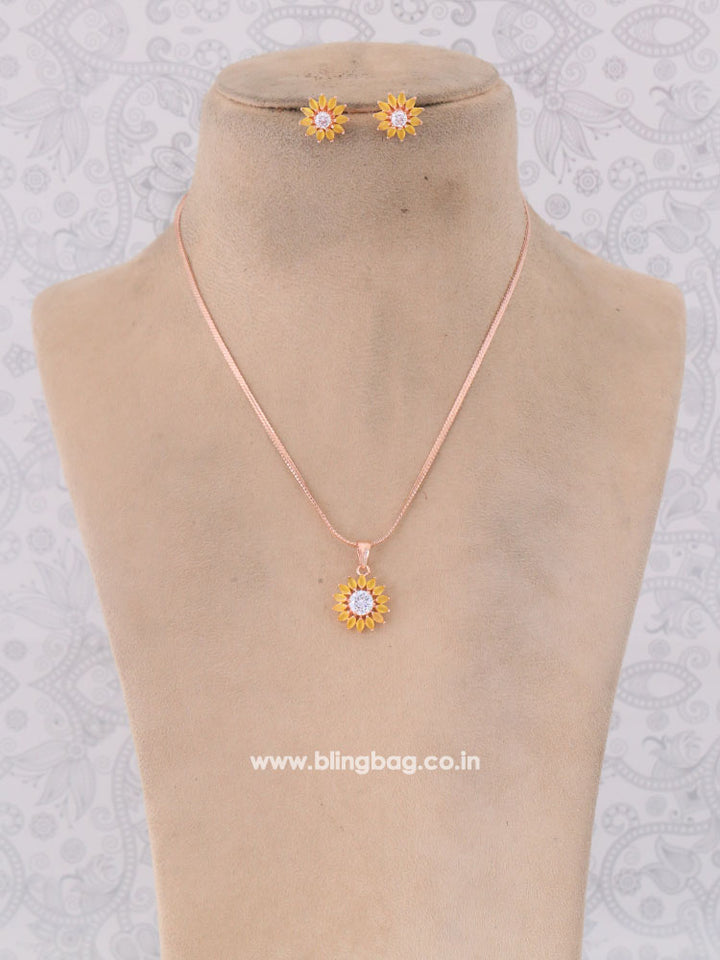 Lemon Benita Pendant Set