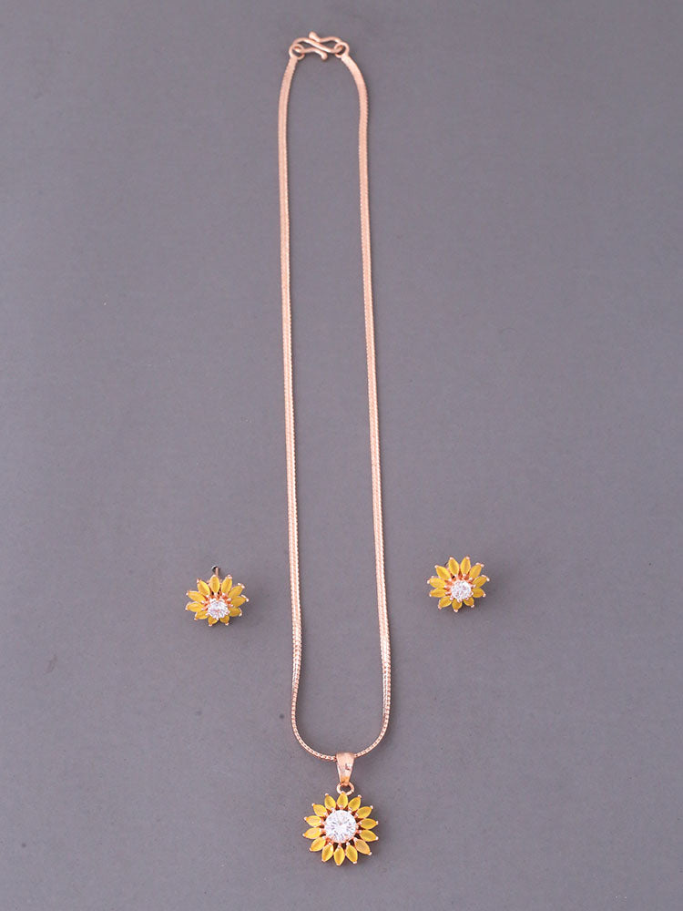 Lemon Benita Pendant Set