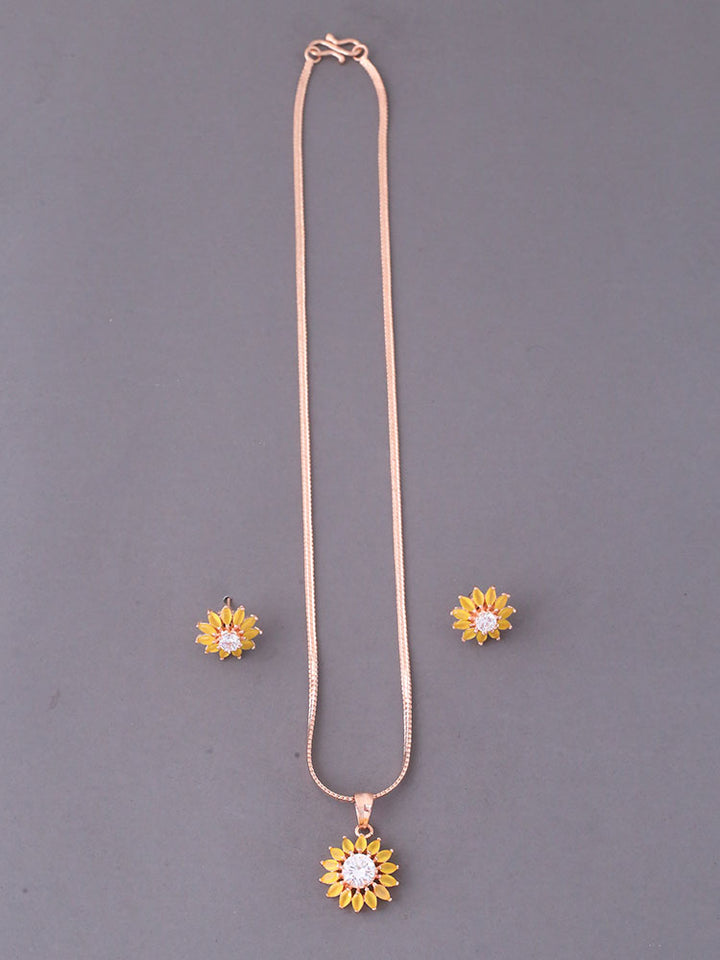 Lemon Benita Pendant Set