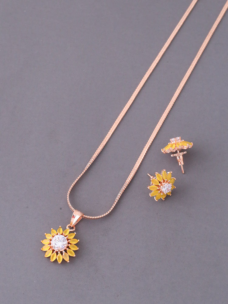 Lemon Benita Pendant Set