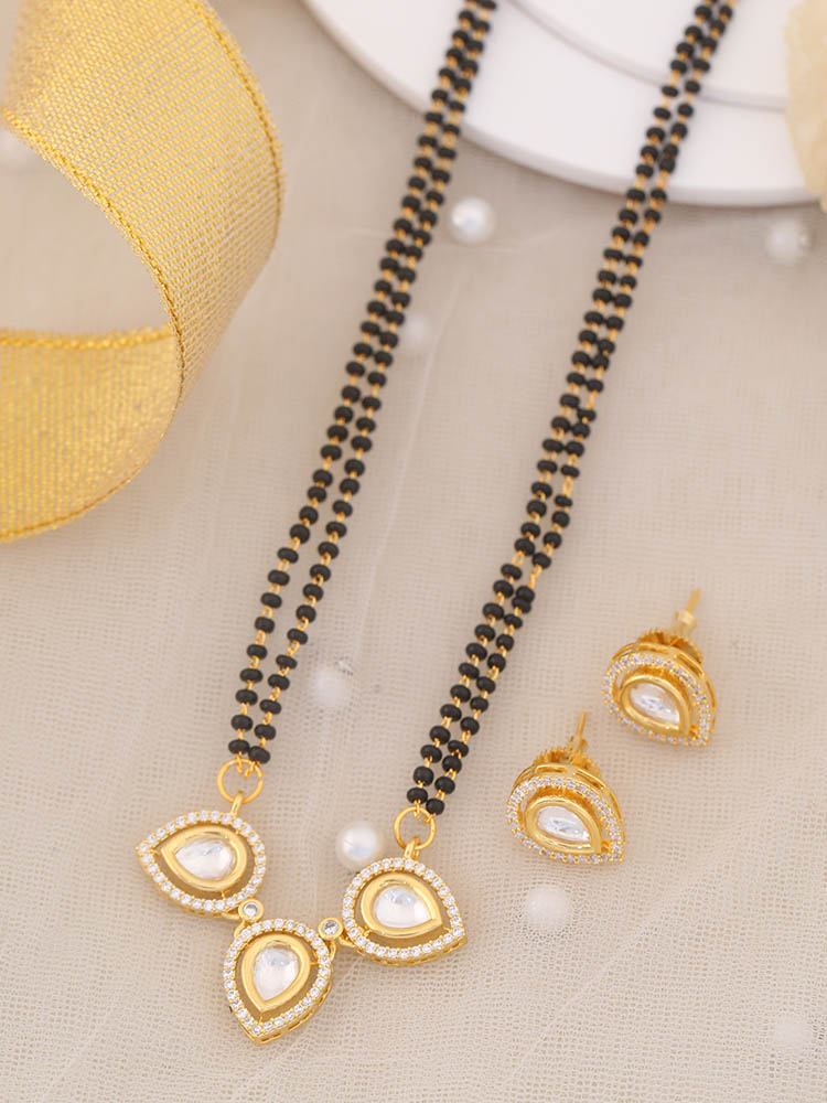 Golden Marion Mangalsutra Set