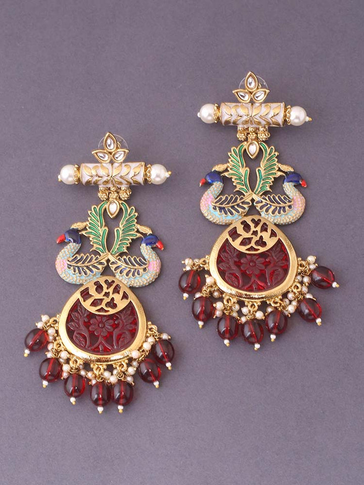 Maroon Hiron Chandbalis