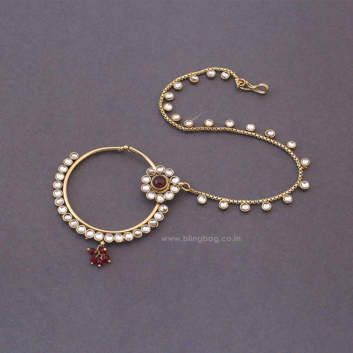 Maroon Parineeta Bridal Jewellery Set