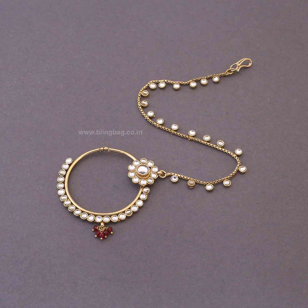 Maroon Sneha Bridal Jewellery Set