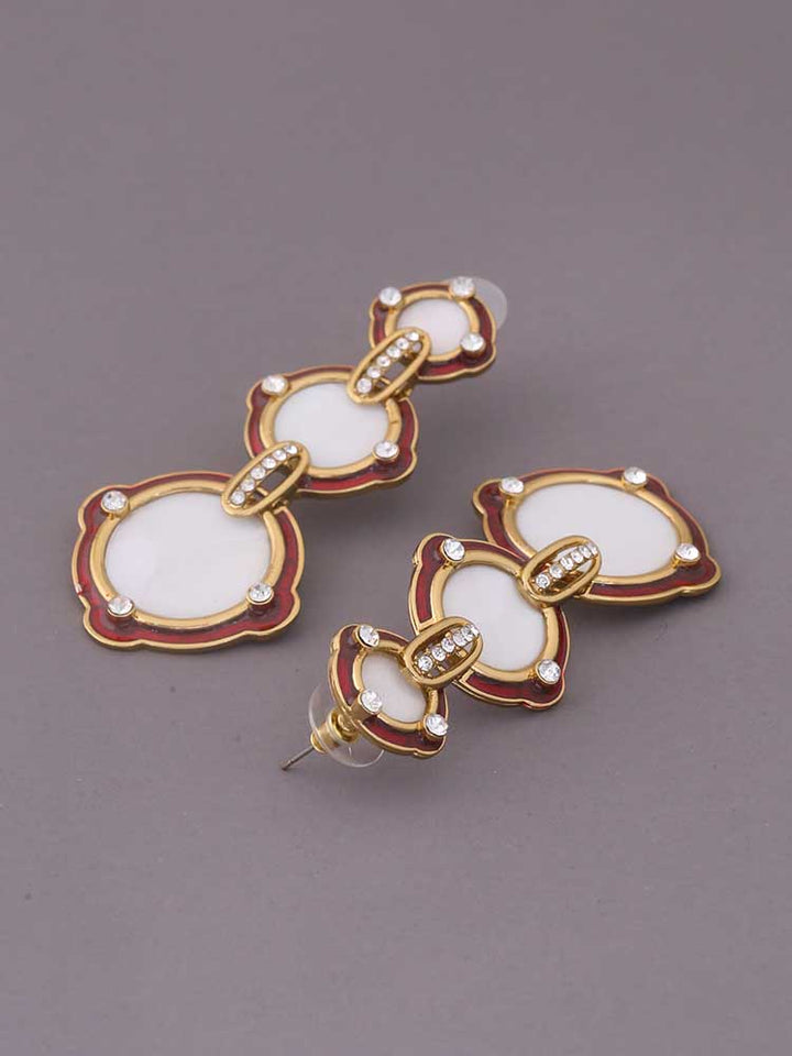 Maroon Sofiya Danglers - EOSS