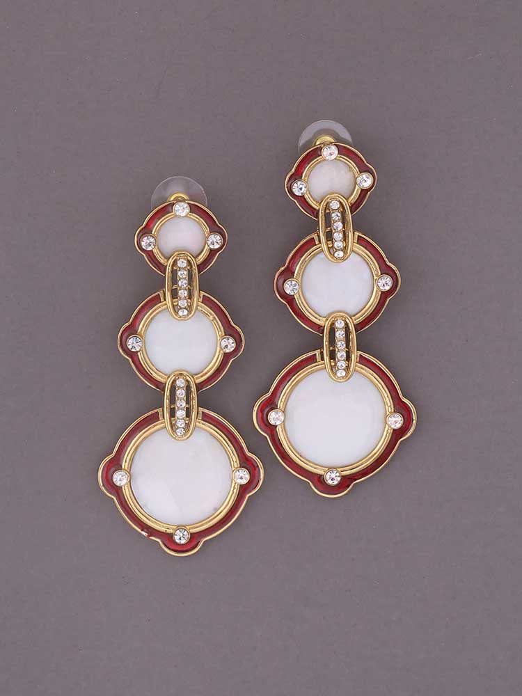 Maroon Sofiya Danglers - EOSS