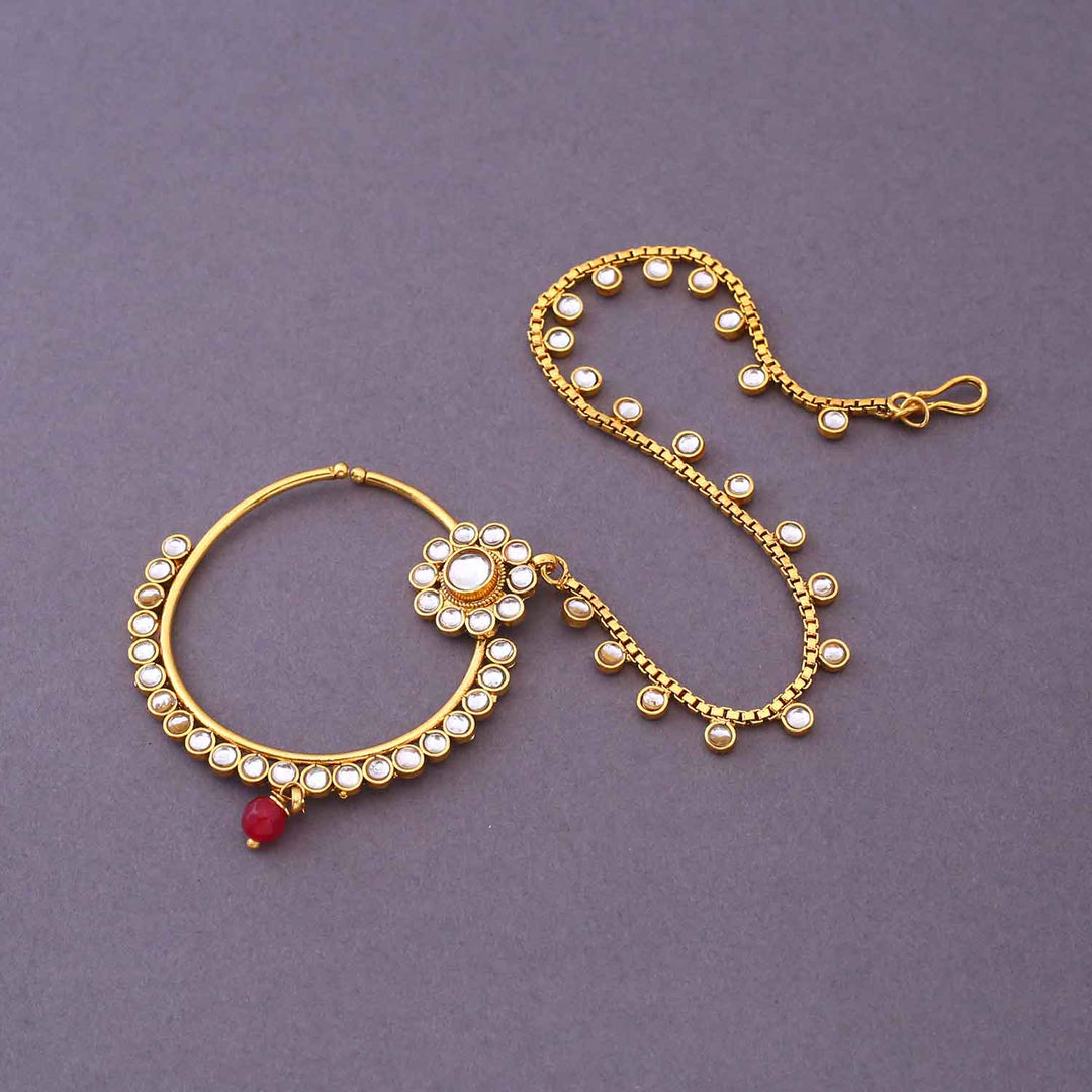 Maroon Suhani Bridal Jewellery Set