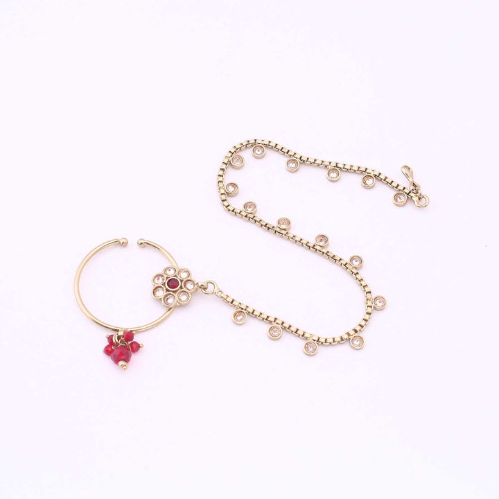 Maroon Ushana Bridal Jewellery Set