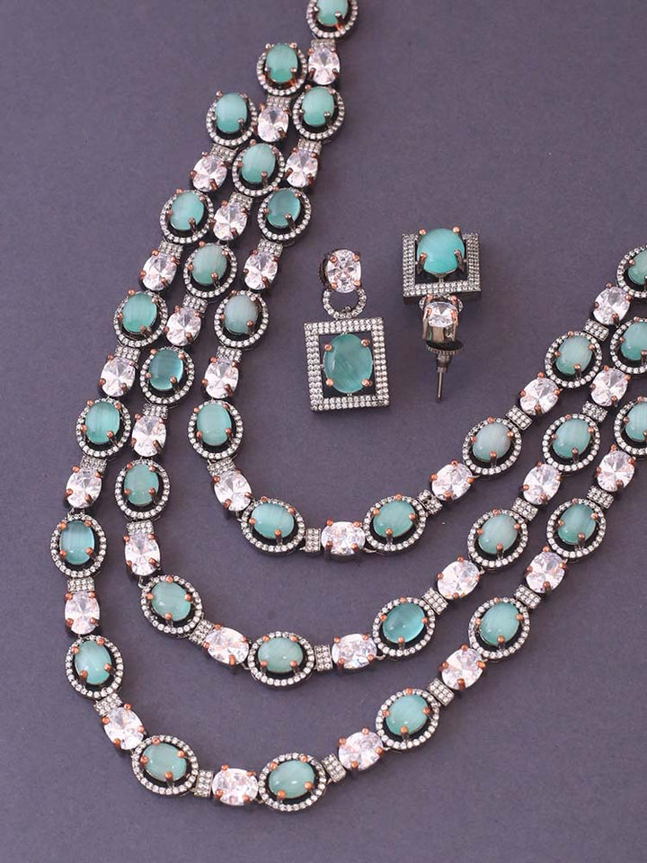 Mint Adriene Zirconia Jewellery Set