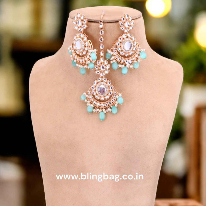 Mint Albina Kundan Jewellery Set