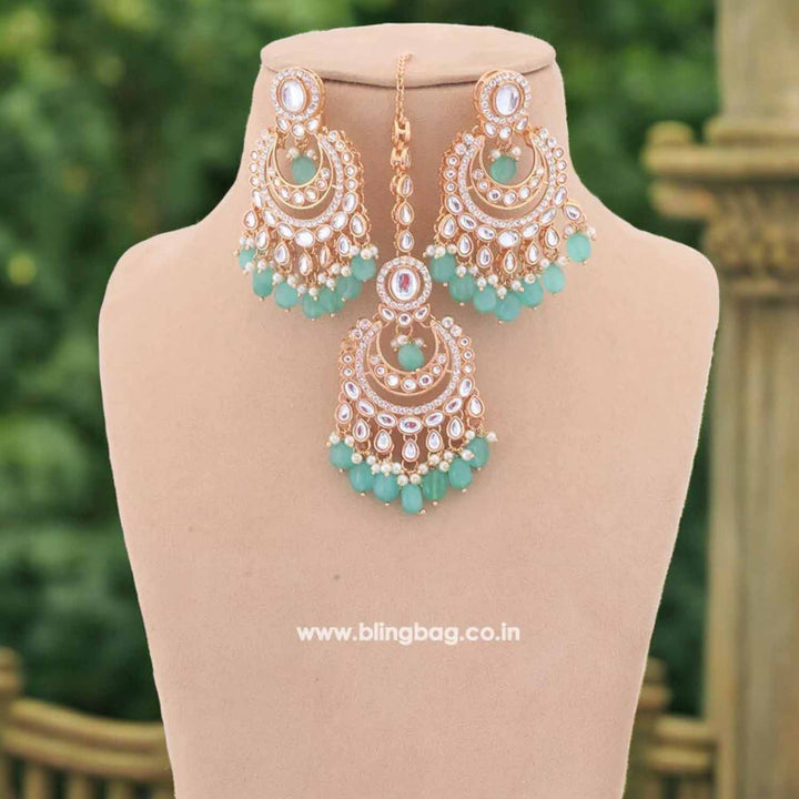 Mint Arpani Kundan Jewellery Set - EOSS