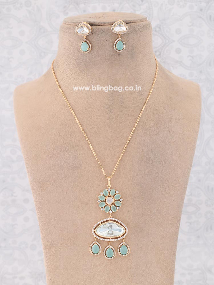 Mint Assane Zirconia Jewellery Set
