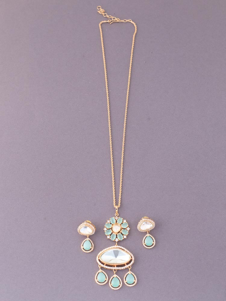 Mint Assane Zirconia Jewellery Set