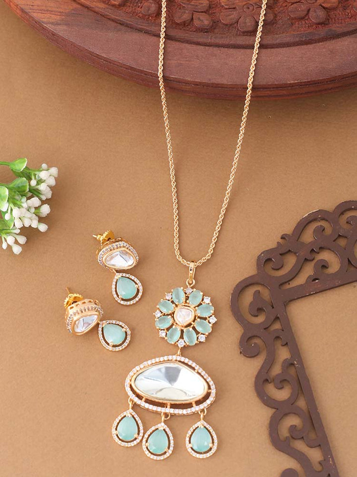 Mint Assane Zirconia Jewellery Set