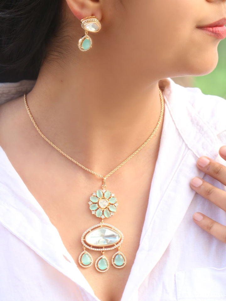 Mint Assane Zirconia Jewellery Set