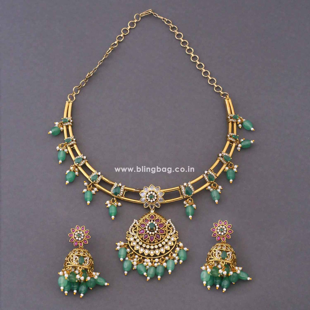 Mint Aurisse Hasli Victorian Jewellery Set - New Arrival