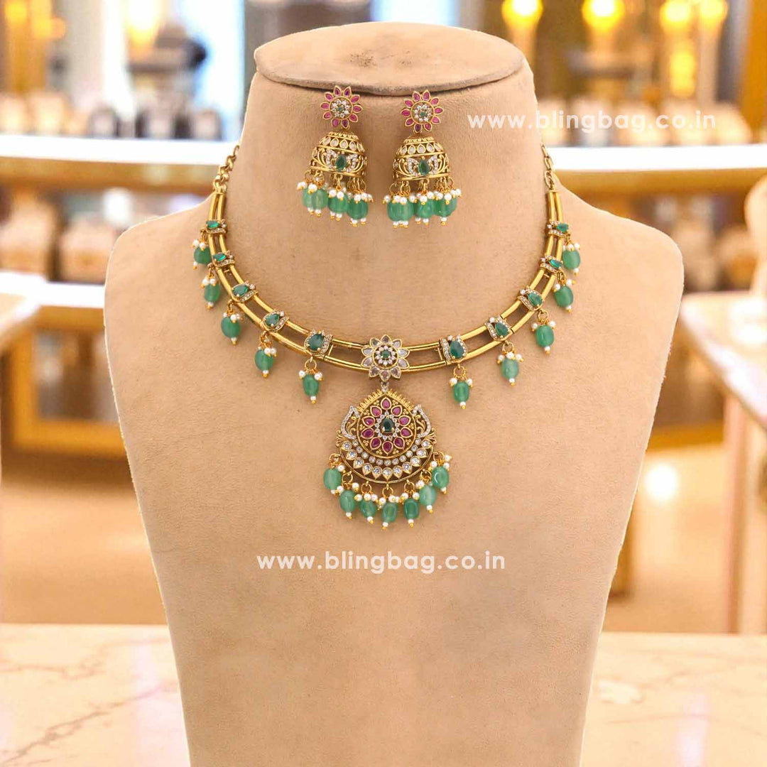 Mint Aurisse Hasli Victorian Jewellery Set - New Arrival