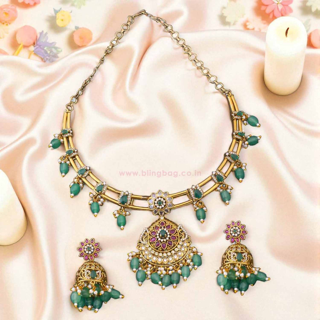 Mint Aurisse Hasli Victorian Jewellery Set - New Arrival