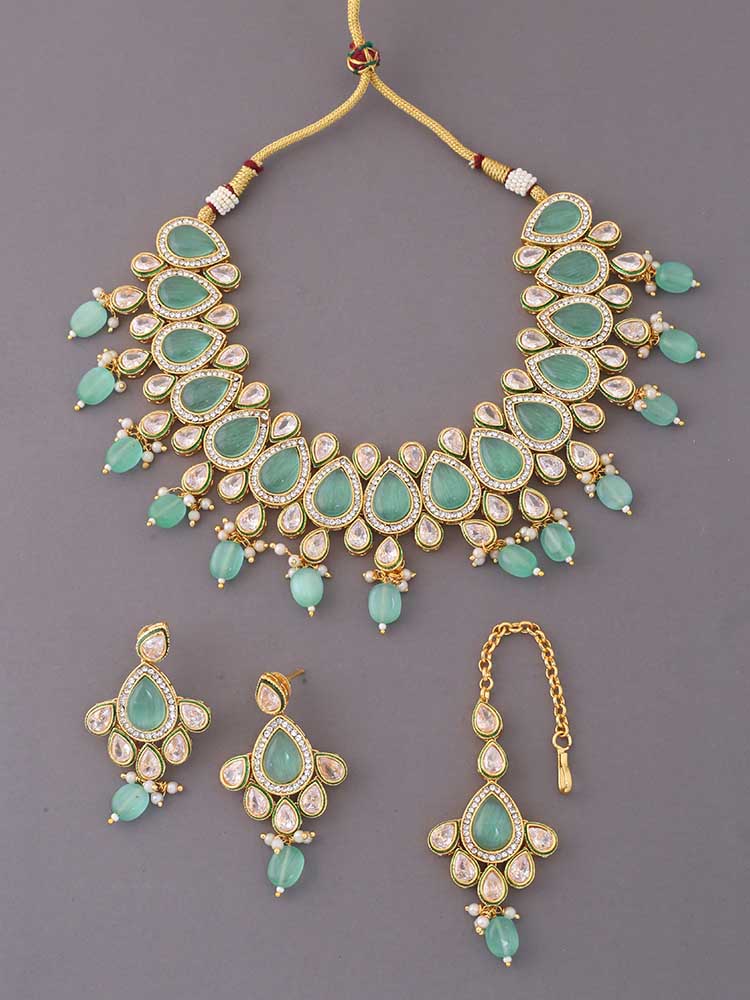 Mint Aylin Kundan Jewellery Set