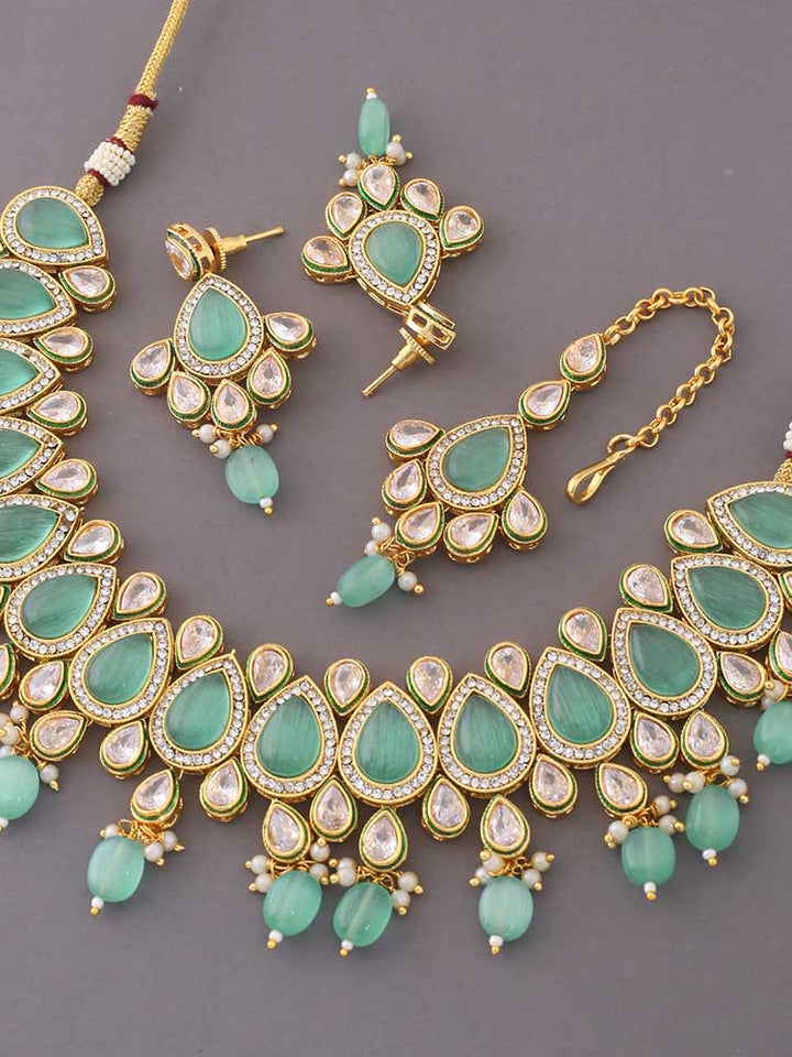 Mint Aylin Kundan Jewellery Set