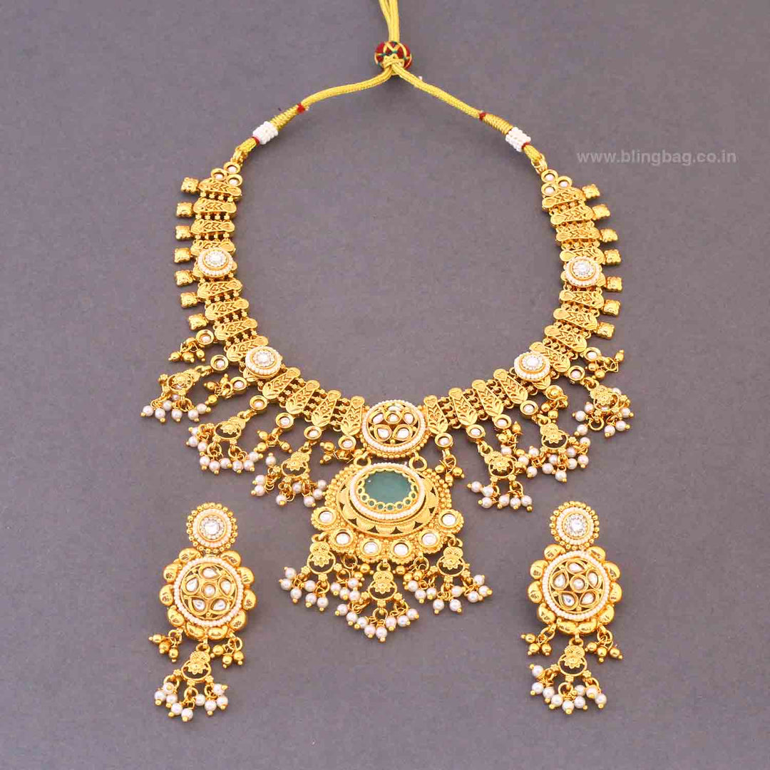 Mint Banni Heritage Jewellery Set - New Arrival