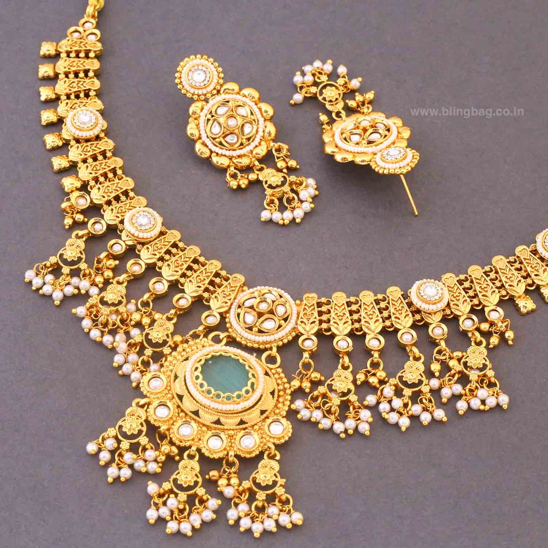 Mint Banni Heritage Jewellery Set - New Arrival