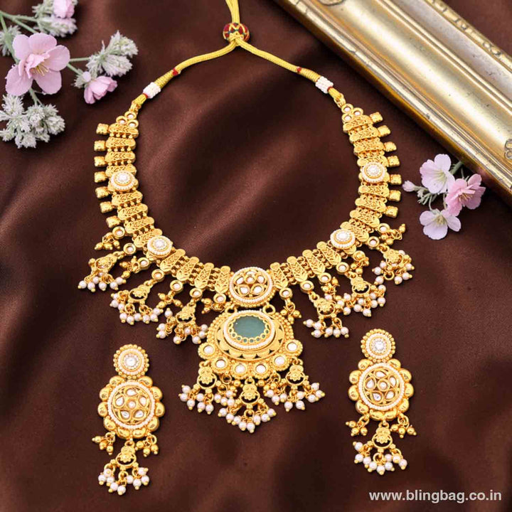 Mint Banni Heritage Jewellery Set - New Arrival