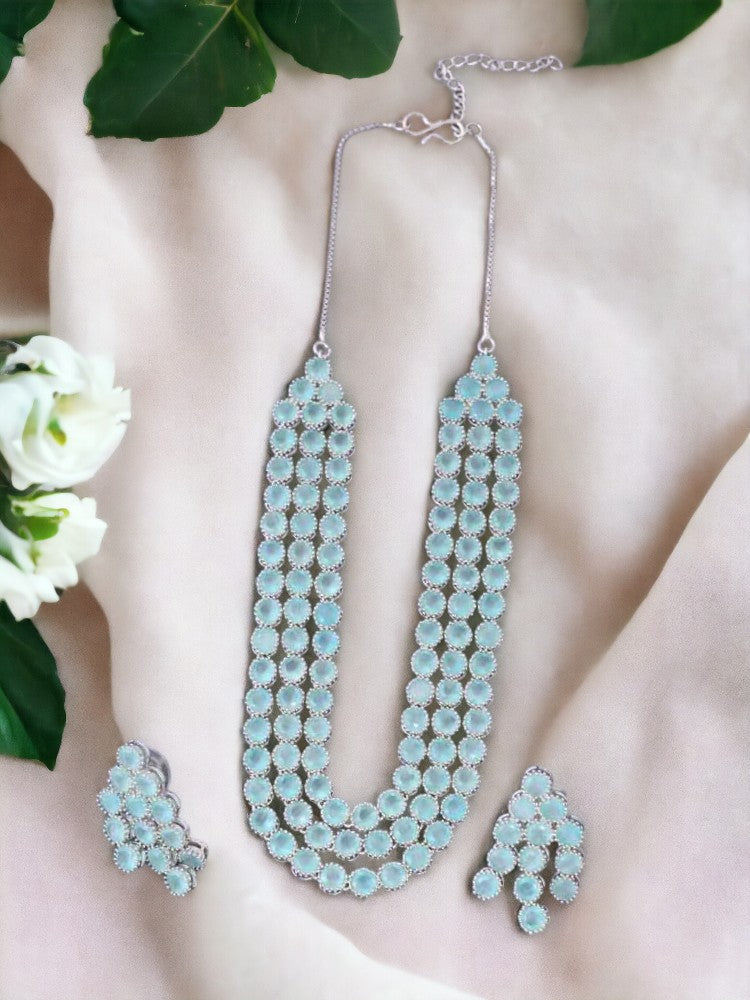 Mint Chantelle Zirconia Jewellery Set