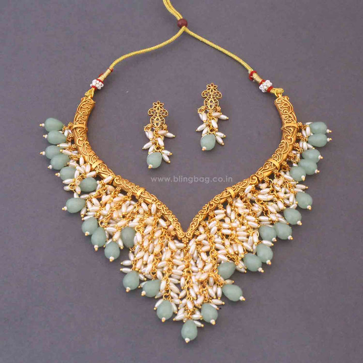 Mint Deval Antique Jewellery Set - New Arrival