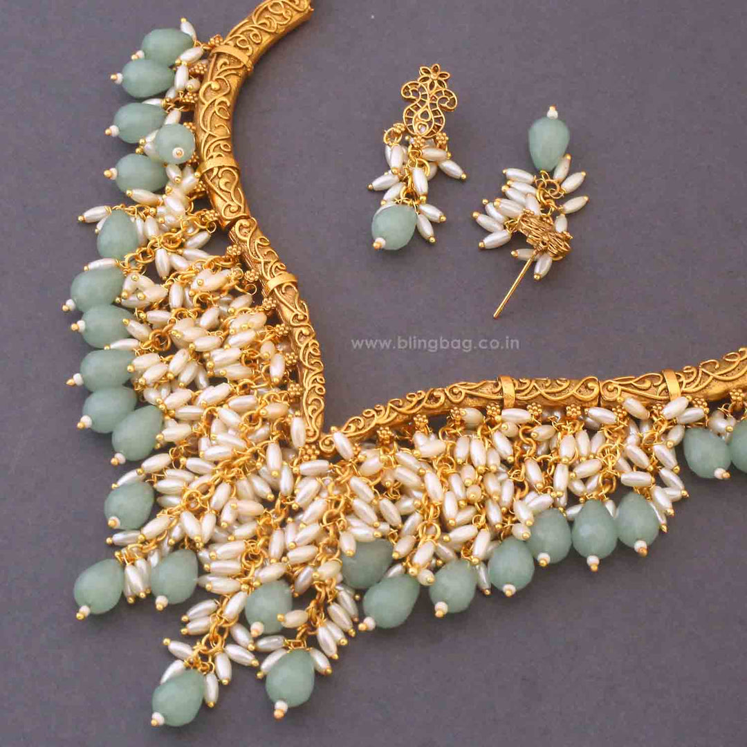 Mint Deval Antique Jewellery Set - New Arrival