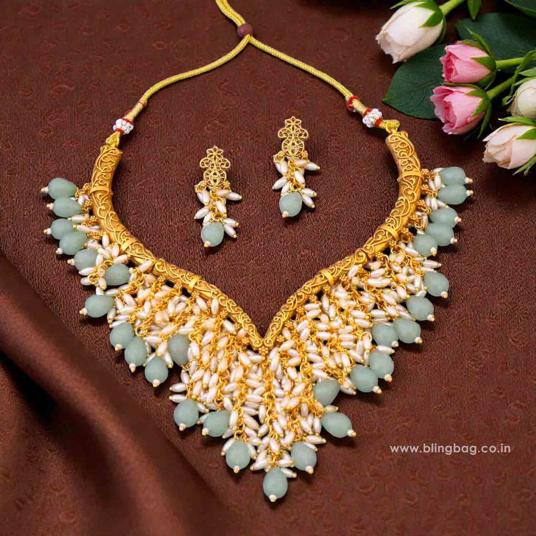 Mint Deval Antique Jewellery Set - New Arrival