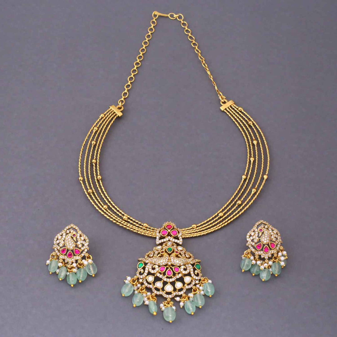 Mint Elowen Victorian Jewellery Set - New Arrival