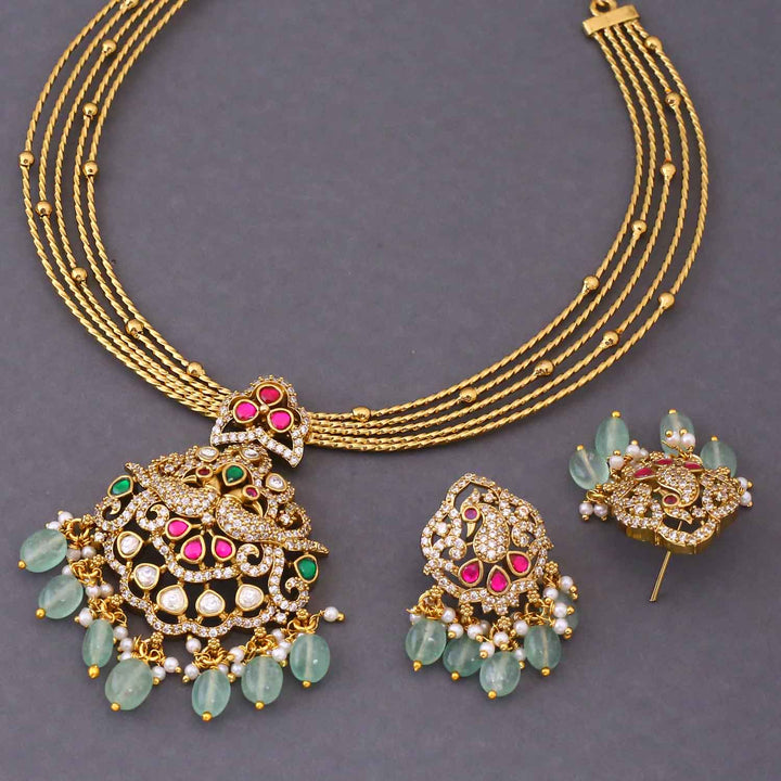 Mint Elowen Victorian Jewellery Set - New Arrival