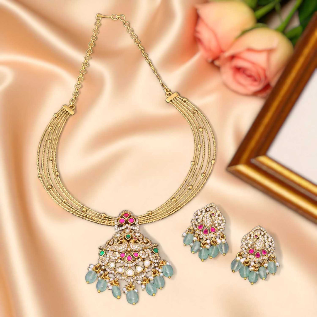 Mint Elowen Victorian Jewellery Set - New Arrival