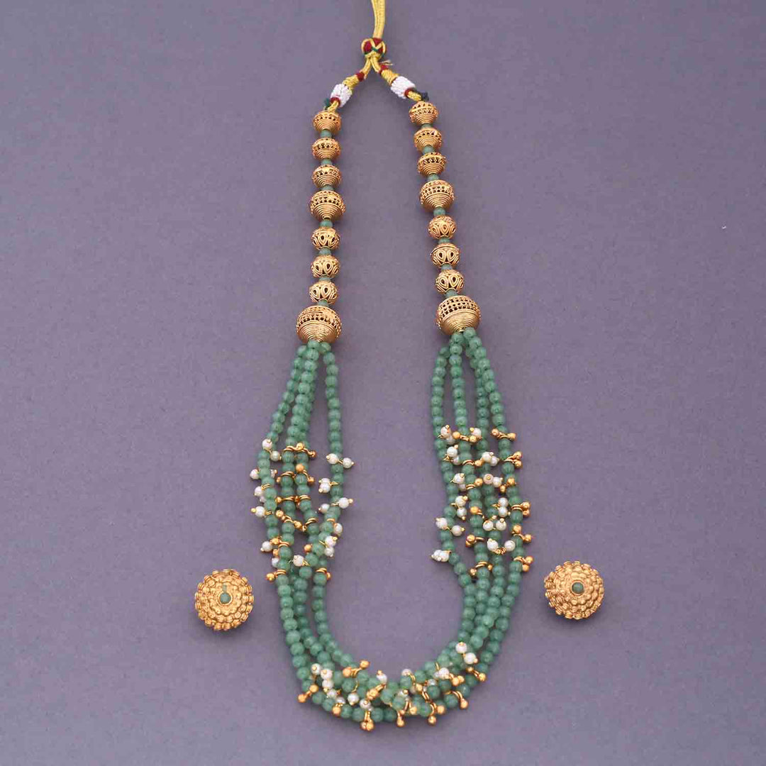 Mint Hitarshi Antique Jewellery Set - New Arrival