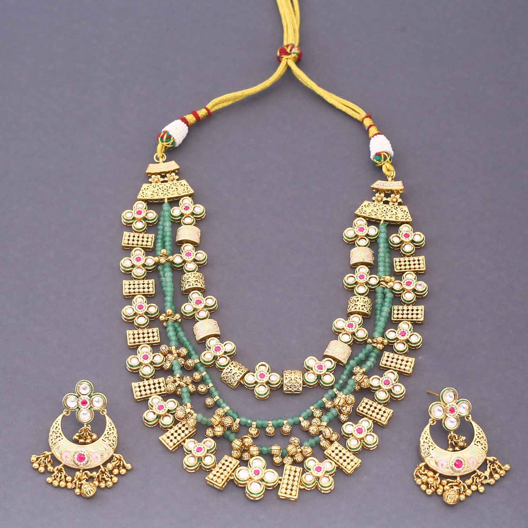 Mint Kavita Antique Rajwadi Set