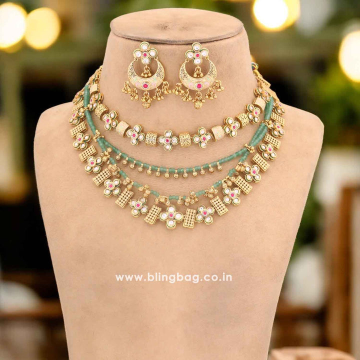 Mint Kavita Antique Rajwadi Set