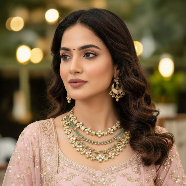 Mint Kavita Antique Rajwadi Set