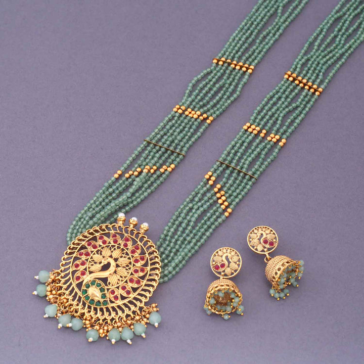 Mint Khyati Antique Jewellery Set - New Arrival