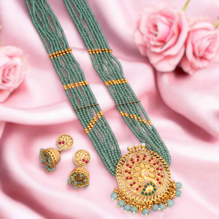 Mint Khyati Antique Jewellery Set - New Arrival