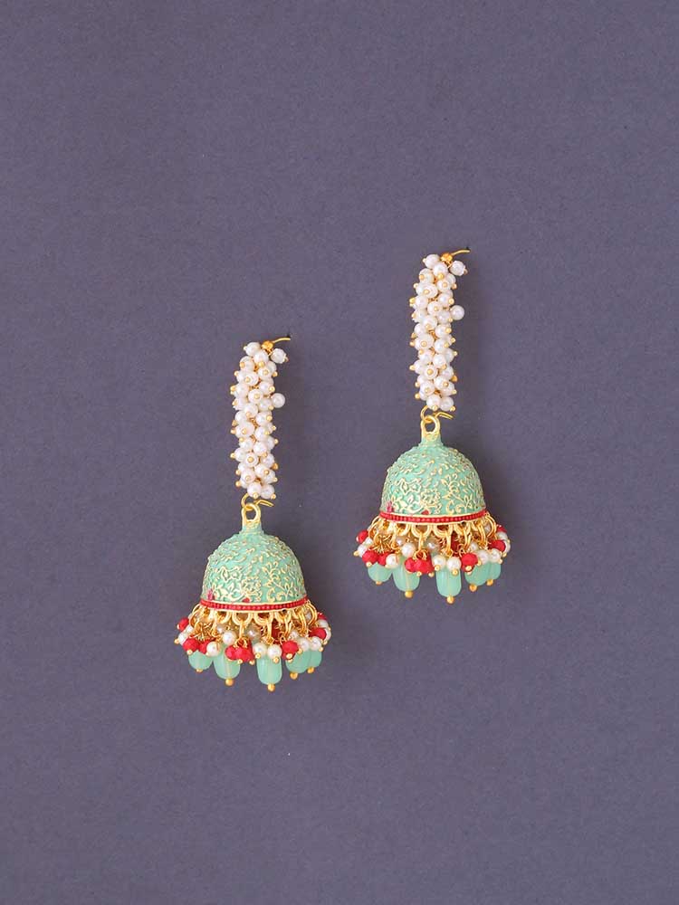 Mint Lekha Jhumkis